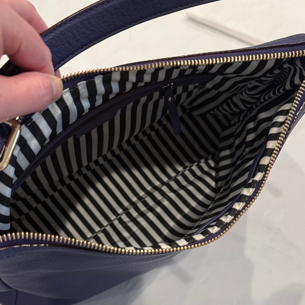 Kate Spade Purple Leather Shoulder Bag - Picture 13 of 14